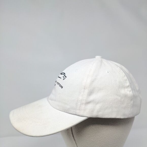Hallmark Motors LLC Slideback Hat White One Size Adjustable 6 Panel - Picture 4 of 9